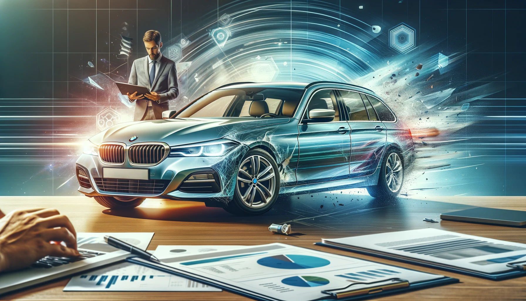 Auto mit Unfallschaden